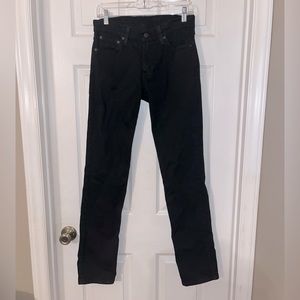 Men’s Levi’s 511 Black Jeans, black label, size 28 X 32